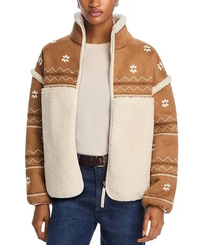 Ugg Marlene Faux Suede & Fleece Jacket