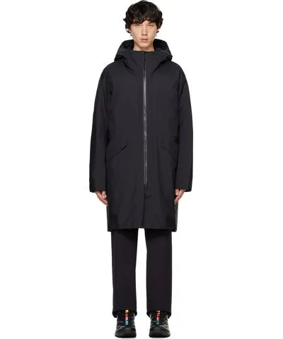 Veilance Black Monitor Down Coat