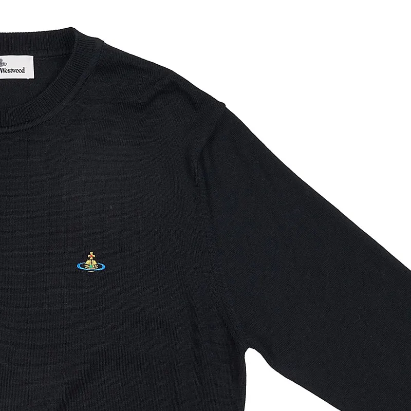 Vivienne Westwood  |Crew Neck Cashmere Street Style Long Sleeves Cotton Logo