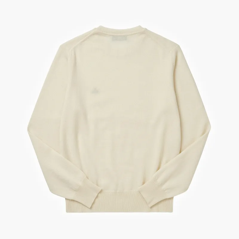 Vivienne Westwood  |Wool Cashmere Street Style U-Neck Long Sleeves Plain Logo