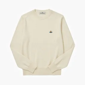 Vivienne Westwood  |Wool Cashmere Street Style U-Neck Long Sleeves Plain Logo