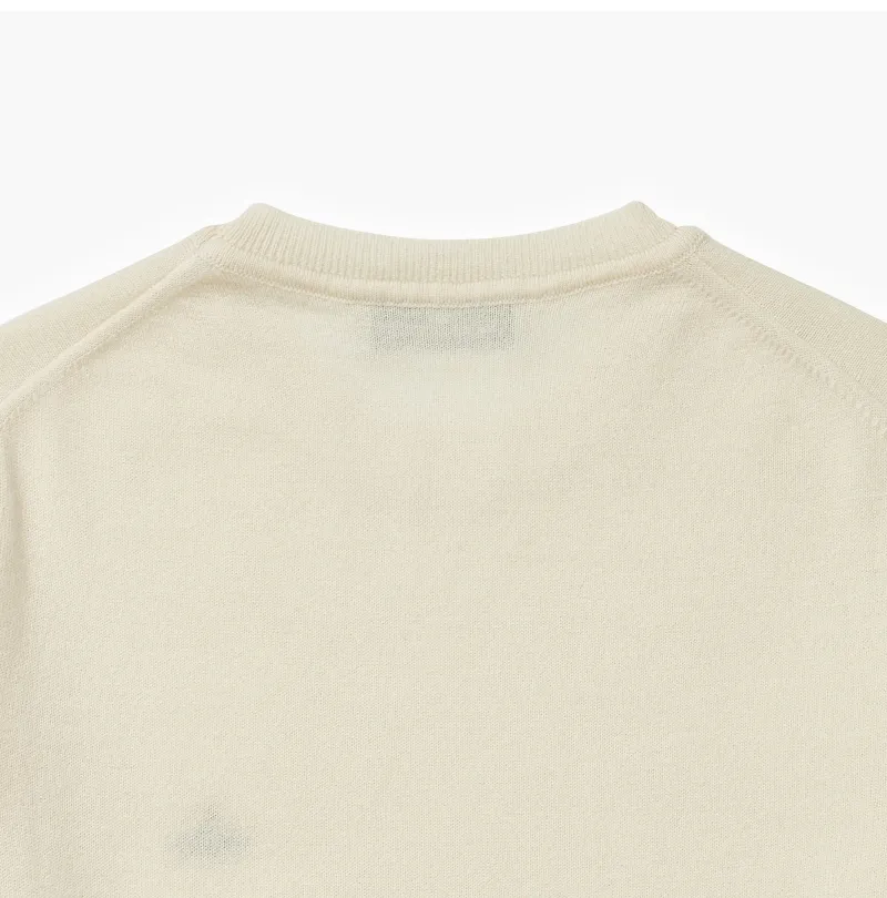 Vivienne Westwood  |Wool Cashmere Street Style U-Neck Long Sleeves Plain Logo