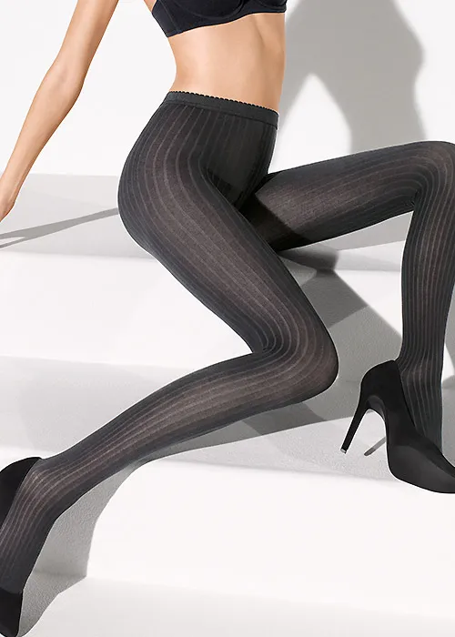 Wolford Fine Cotton Rib Tights ()