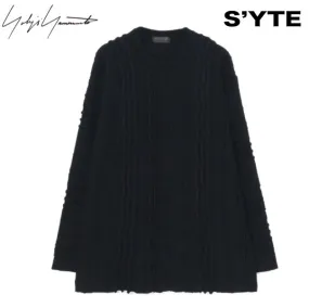 Yohji Yamamoto  |Unisex Wool Street Style Plain Oversized Designers Sweaters