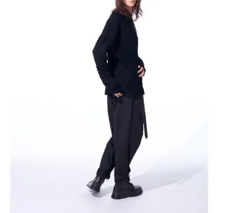 Yohji Yamamoto  |Unisex Wool Street Style Plain Oversized Designers Sweaters