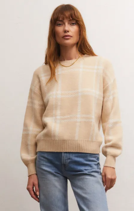 Z Supply Jolene Plaid Sweater