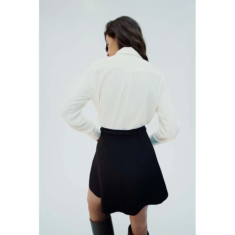 ZARA  |Office Style Elegant Style Shirts & Blouses