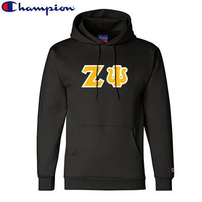 Zeta Psi Champion Powerblend Hoodie - S700 - TWILL